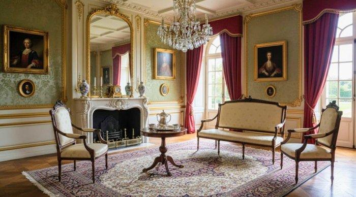 Zitgroep (3) - en cabriolet - Walnoot, Beuken, Antiek en Kunst, Antiek | Overige Antiek