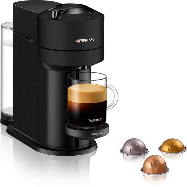Magimix - Nespresso - Vertuo Next - Mat Zwart, Witgoed en Apparatuur, Koffiezetapparaten, Zo goed als nieuw, Ophalen of Verzenden