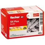 Spreidplug | Fischer | 100 stuks (6x30), Doe-het-zelf en Verbouw, IJzerwaren en Bevestigingsmiddelen, Verzenden, Nieuw