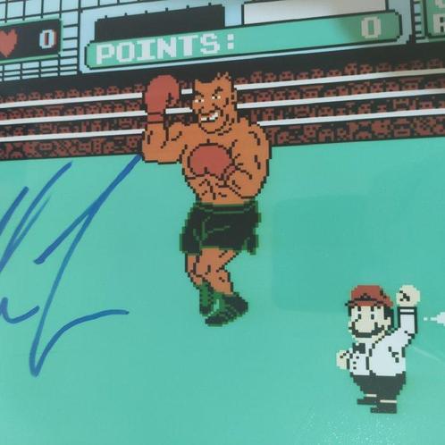 Nintendo - Nes - Mike Tysons Punch-Out!! signed print -, Spelcomputers en Games, Spelcomputers | Overige Accessoires