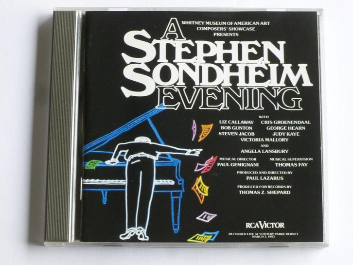 A Stephen Sondheim Evening - Paul Lazarus, Cd's en Dvd's, Cd's | Filmmuziek en Soundtracks, Zo goed als nieuw, Verzenden