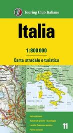 Wegenkaart - Landkaart Italië - Touring Club Italiano (TCI), Nieuw, Verzenden