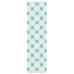 vidaXL Doucherolgordijn 70x240 cm stofbreedte 66 cm, Huis en Inrichting, Verzenden, Nieuw, Blauw