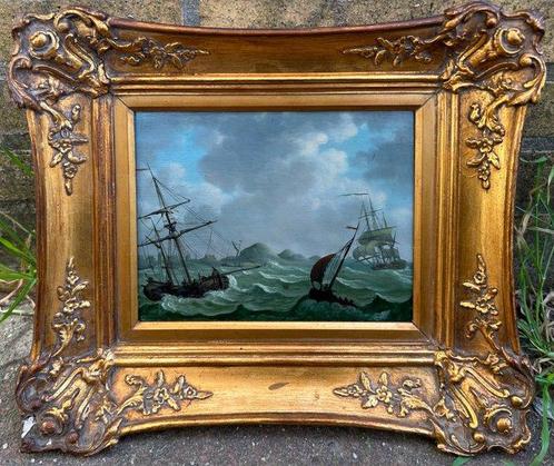 Nicolaus Baur (1767-1820), Toegeschreven aan - Zeegezicht, Antiek en Kunst, Kunst | Schilderijen | Klassiek