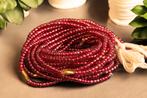 Waist Beads / Afrikaanse Heupketting -  Ike - Rood / goud (T, Ophalen of Verzenden, Nieuw