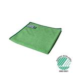 Microvezeldoek Groen gebreid, 40 x 40 cm, pak 10 stuks, Verzenden