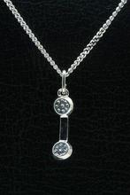Zilveren Telefoonhoorn ketting hanger, Verzenden, Nieuw