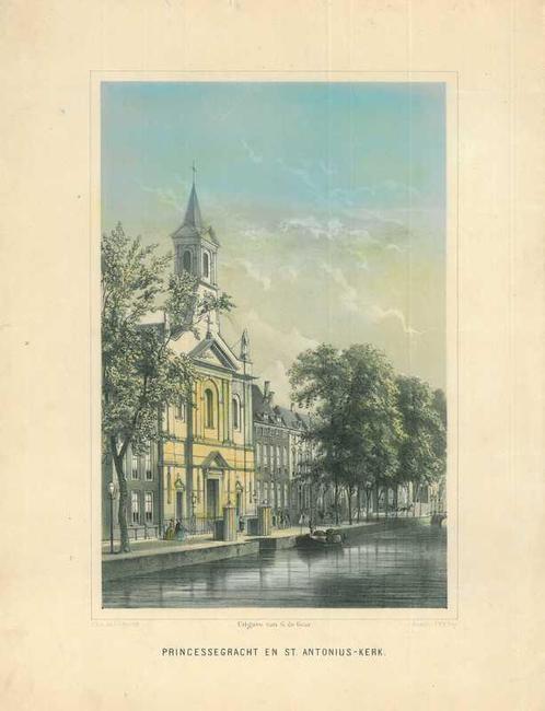 Zicht op The Hague, Antiek en Kunst, Kunst | Etsen en Gravures