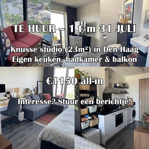Gemeubileerde studio met balkon en mooi uitzicht, Huizen en Kamers, Kamers te huur, 20 tot 35 m², Overige regio's