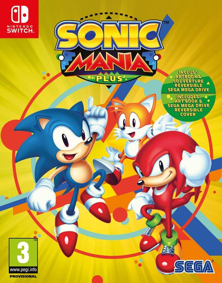 Sonic Mania Plus (incl. Art Book) (Nintendo Switch), Spelcomputers en Games, Games | Nintendo Switch, Gebruikt, Verzenden