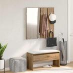 vidaXL Halmeubelset bewerkt hout artisanaal eikenkleur, Verzenden, Nieuw