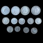 Zuid-Afrika. lot 13 silver coins 10 Cents (1st decimal, Postzegels en Munten, Munten | Europa | Niet-Euromunten