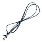 Fako Bijoux® - Brillenkoord - Inka - 70cm - Donkerblauw/Wit, Sieraden, Tassen en Uiterlijk, Zonnebrillen en Brillen | Dames, Verzenden