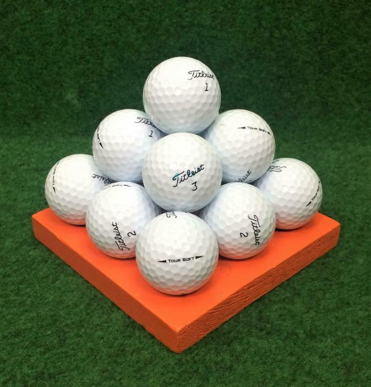 25 Titleist Tour Soft AAA Lakeballs, Sport en Fitness, Golf, Bal(len), Zo goed als nieuw, Overige merken, Verzenden