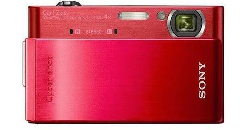 Sony Cyber-Shot DSC-T900 Digitale Compact Camera - Rood, Audio, Tv en Foto, Fotocamera's Digitaal, Zo goed als nieuw, Verzenden