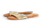 Lazamani Slippers in maat 42 Goud | 10% extra korting, Kleding | Dames, Slippers, Overige kleuren, Verzenden, Lazamani
