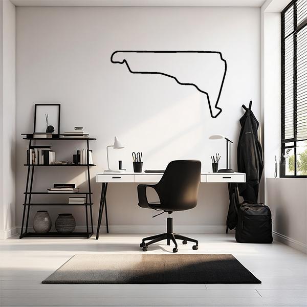 Muursticker Formule 1: Autodromo Hermanos Rodriguez - Mexico, Hobby en Vrije tijd, Stickers en Plaatjes, Sticker, Nieuw, Verzenden