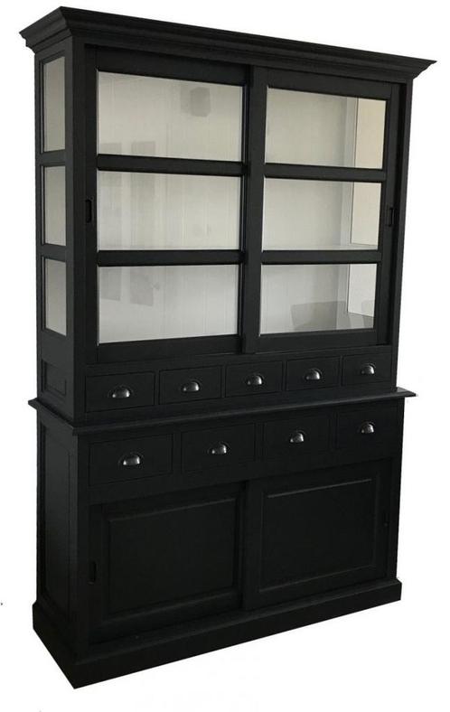 Buffetkast antraciet Schalkhaar 150cm, Huis en Inrichting, Kasten | Buffetkasten, Ophalen of Verzenden