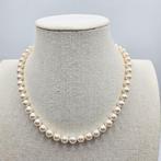 Zonder minimumprijs - Halsketting Zilver Parel - Akoya 7,9, Nieuw