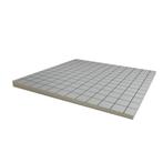 PIR afschot 2-zijdig aluminium 1200x1200x40/50mm, Nieuw, Minder dan 5 m², Minder dan 4 cm, Hardschuim (Pir)