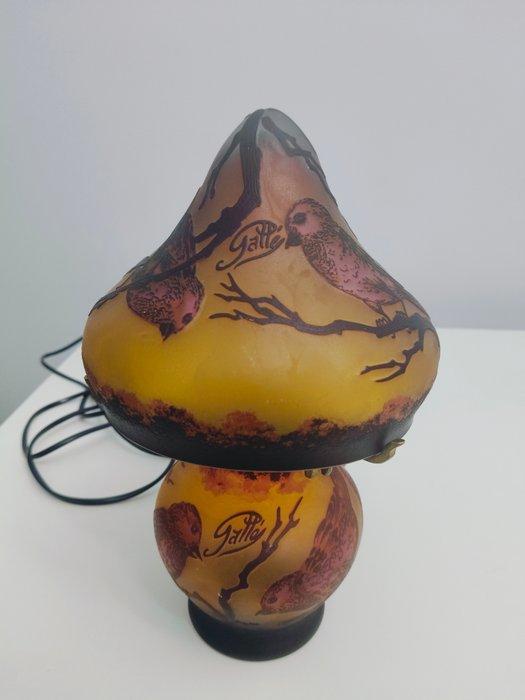 Gallé Style Table Lamp – Birds Decor – French Art Nouveau, Antiek en Kunst, Curiosa en Brocante