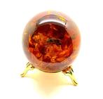 Bal met bij en Baltische amberstenen - Barnsteen - Succinite