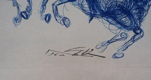 Salvador Dali (1904-1989) - Les Cavaliers bleus, Antiek en Kunst, Antiek | Overige Antiek