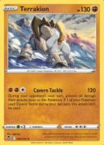 Terrakion 097/195 holo Silver Tempest, Hobby en Vrije tijd, Ophalen of Verzenden, Nieuw, Losse kaart, Foil