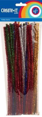 Chenille Draad Glitter 50st, Hobby en Vrije tijd, Nieuw, Verzenden