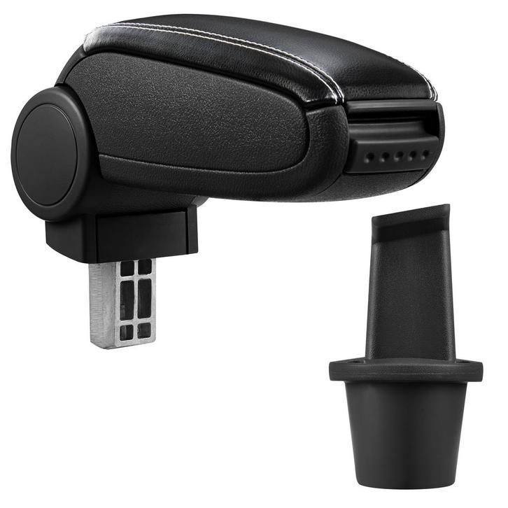 Armsteun Dacia Duster vf. 2010 kunstleer zwart en wit stikse, Auto diversen, Auto-accessoires, Verzenden