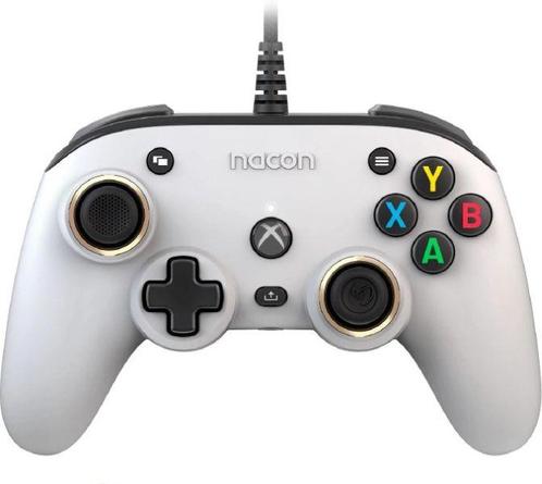 Nacon Pro Compact Wired Controller-Wit (Xbox Series X) NIEUW, Spelcomputers en Games, Spelcomputers | Xbox Series X en S, Nieuw