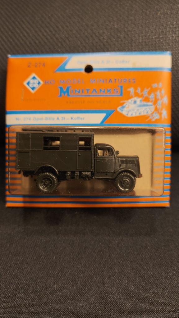 roco minitanks Z-274 - Opel Blitz A #t coffer, Hobby en Vrije tijd, Modeltreinen | H0, Gelijkstroom, Overige typen, Nieuw, Overige merken