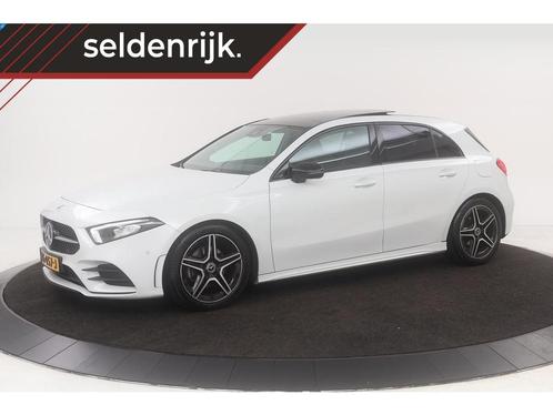 Mercedes-Benz A-Klasse 180 AMG Night Upgrade | Panoramadak |, Auto's, Mercedes-Benz, Lease, Automaat, Hatchback, Benzine, Plug-in hybride
