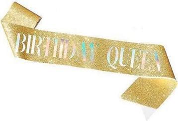 Birthday Girl sjerp deLuxe rosé goud glitter beschikbaar voor biedingen