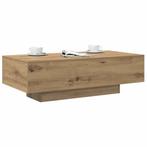 vidaXL Salontafel 100x49,5x31 cm bewerkt hout artisanaal, Huis en Inrichting, Tafels | Salontafels, Verzenden, Nieuw, Overige houtsoorten
