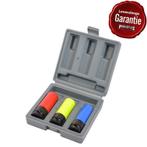 Doppenset 1/2 inch met teflon bescherming 3-delig voor, Ophalen of Verzenden, Nieuw
