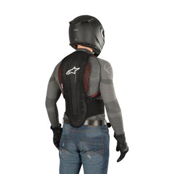 Rugbeschermer Alpinestars Nucleon KR-2 Zwart-Smoke-Rood beschikbaar voor biedingen