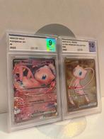 Wizards of The Coast - 2 Graded card - #9 MEW EX + MEW EX, Hobby en Vrije tijd, Verzamelkaartspellen | Pokémon, Nieuw