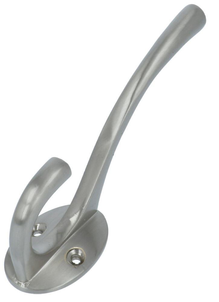Intersteel Kapstokhaak scheepsmodel lang nikkel mat, Huis en Inrichting, Woonaccessoires | Kapstokken, Verzenden
