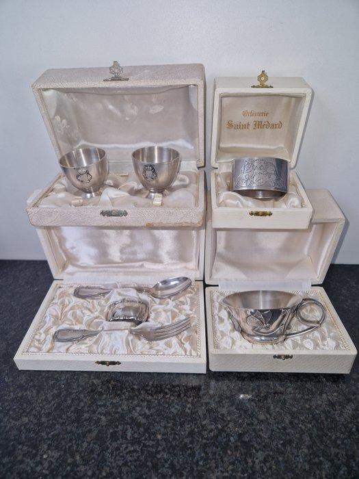 Eierdopje (7) - Verzilverd, Antiek en Kunst, Curiosa en Brocante