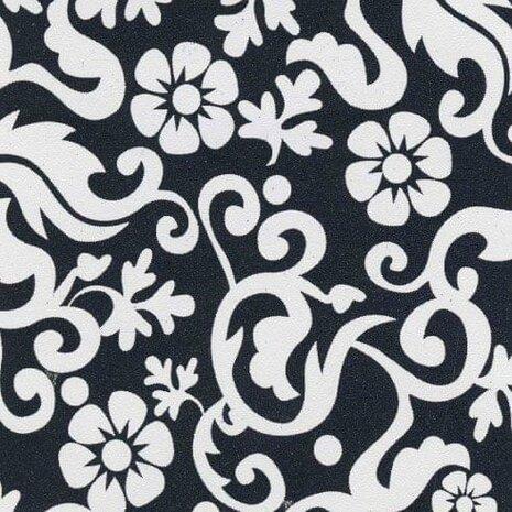 Plakfolie, plakplastic barok zwart (45cm), Doe-het-zelf en Verbouw, Zeil en Folie, Nieuw