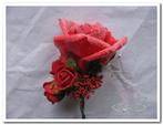 Corsage Roos Rood CEM6 Maatwerk corsage, Ophalen of Verzenden, Nieuw