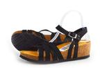 Hush Puppies Sandalen in maat 40 Zwart | 10% extra korting, Verzenden, Zwart, Sandalen of Muiltjes, Zo goed als nieuw