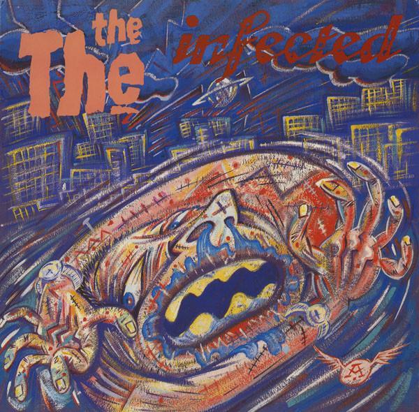 LP gebruikt - The The - Infected, Cd's en Dvd's, Vinyl | Rock, Zo goed als nieuw, Verzenden