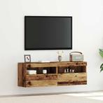 vidaXL Tv-wandmeubelen 2 st met LED 60x30x40 cm oud, Huis en Inrichting, Kasten | Televisiemeubels, Minder dan 50 cm, Verzenden
