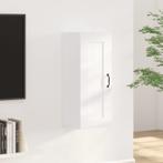 vidaXL Hangkast 35x34x90 cm bewerkt hout wit, Huis en Inrichting, Kasten | Overige, Nieuw, Verzenden