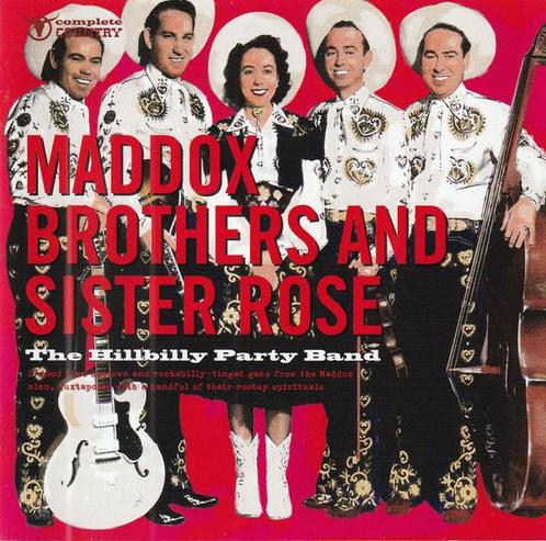 cd - Maddox Brothers and Rose - The Hillbilly Party Band, Cd's en Dvd's, Cd's | Overige Cd's, Zo goed als nieuw, Verzenden