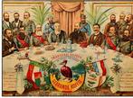 Blikken doos - Tin - Koffietrommel 1899, Antiek en Kunst