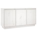Wit Houten Dressoir 111cm - Tweedekansje - OP = OP!, Met plank(en), Minder dan 50 cm, Nieuw, Ophalen of Verzenden