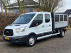 Ford Transit 350 2.2 125PK DC driezijdige kipper | dubbelluc, Euro 5, Gebruikt, Wit, Grijs